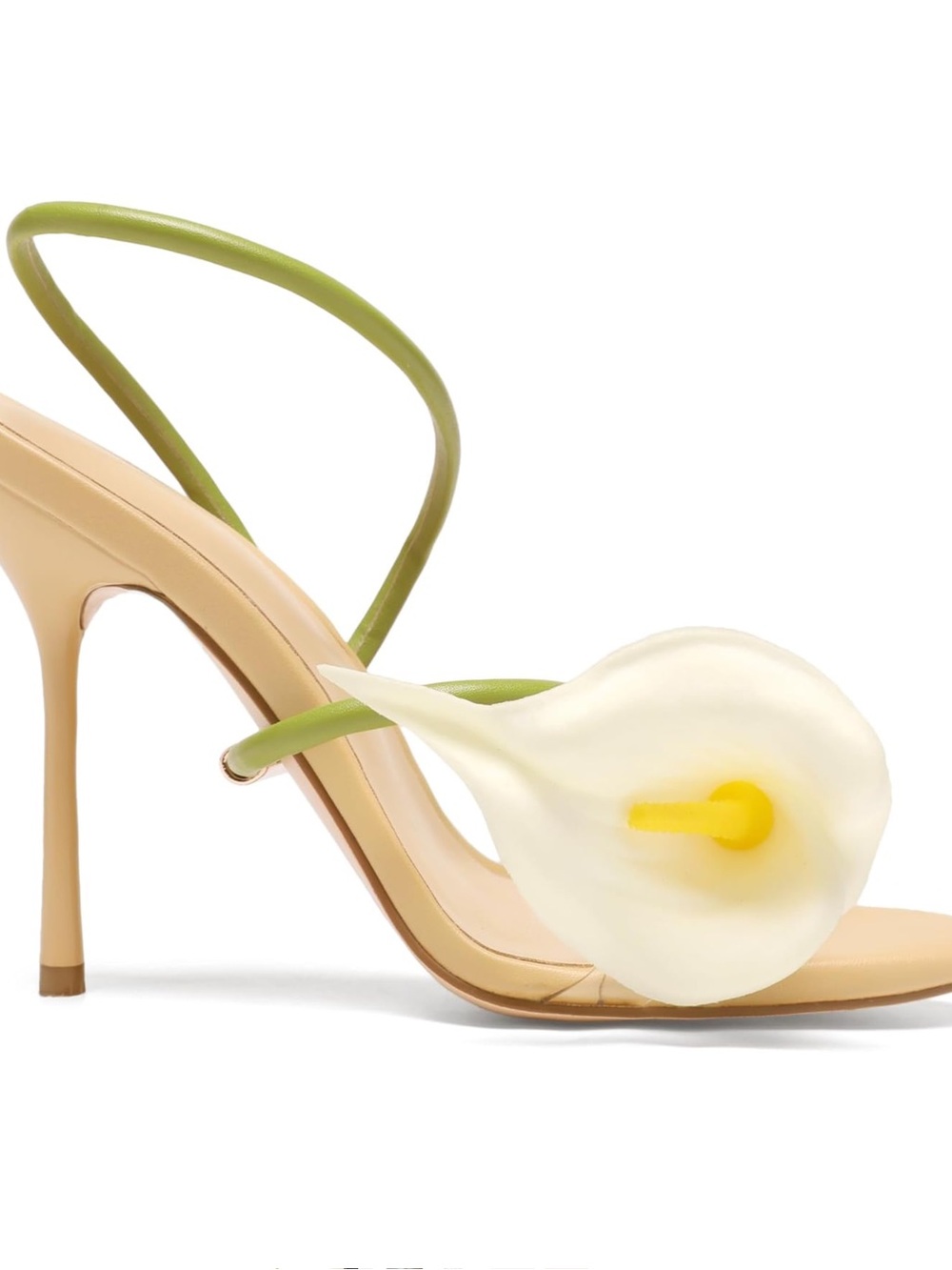 Gorgeous shoe of summer 3D Cala Lily shoe NWT perfect stunning ART! 5.5